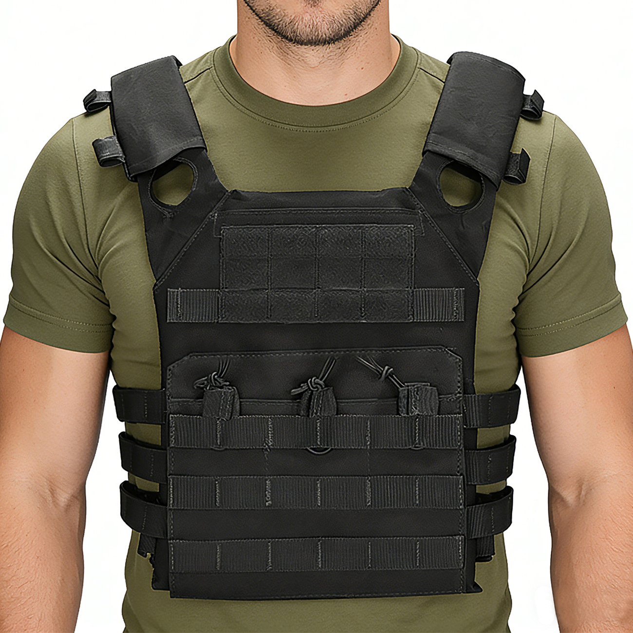Crossfit Vest - Lightweight elastic rope drawstring hunting vest