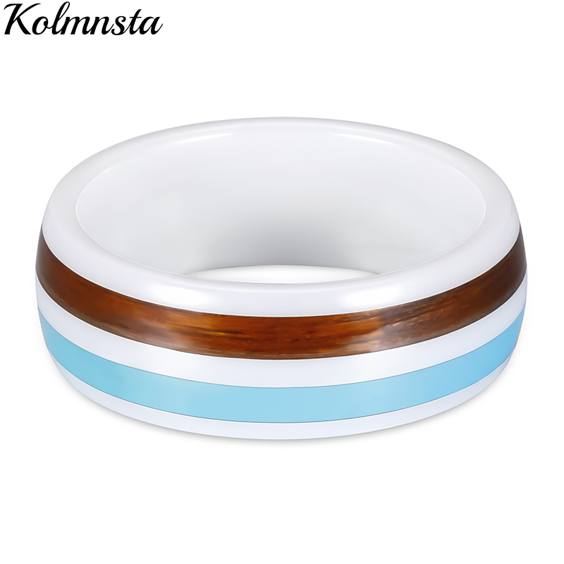 Gymnastic Ring Wood - Kolmnsta Smooth Polished Ceramic Ring For