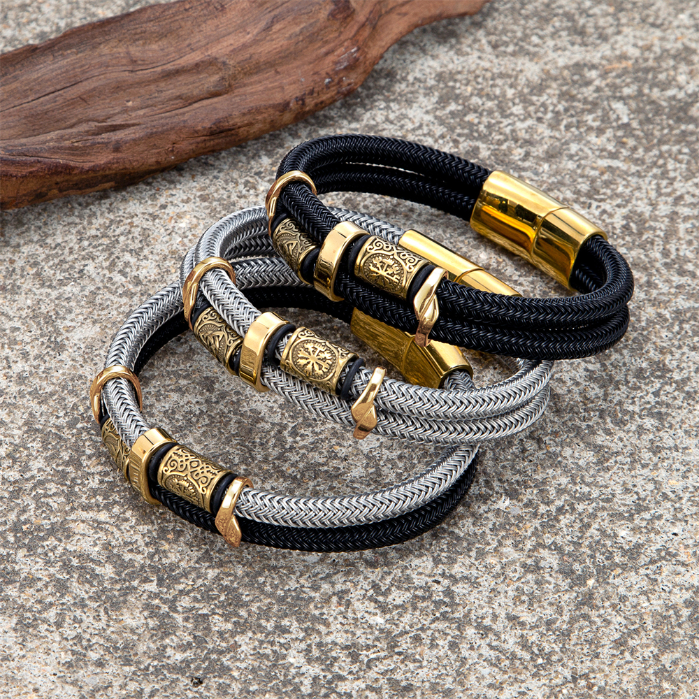 Vintage Norse Rune Double-Laye - Battle Rope Anchor incelemesi ve fiyatı