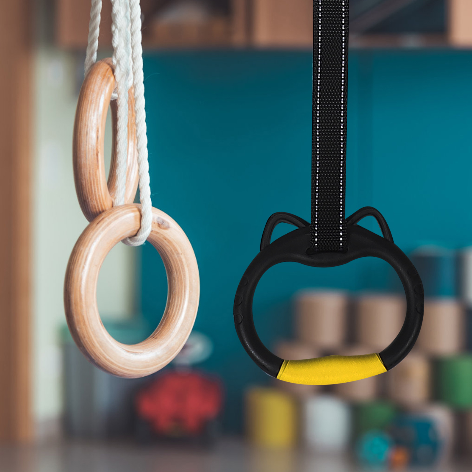 1 set 1 Set Gymnastics Rings F - Gymnastic Ring Wood incelemesi ve fiyatı