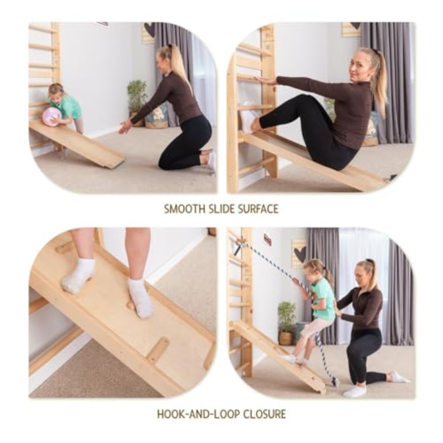 Swedish Ladder Wall Bars for h - Gymnastic Ring Wood incelemesi ve fiyatı