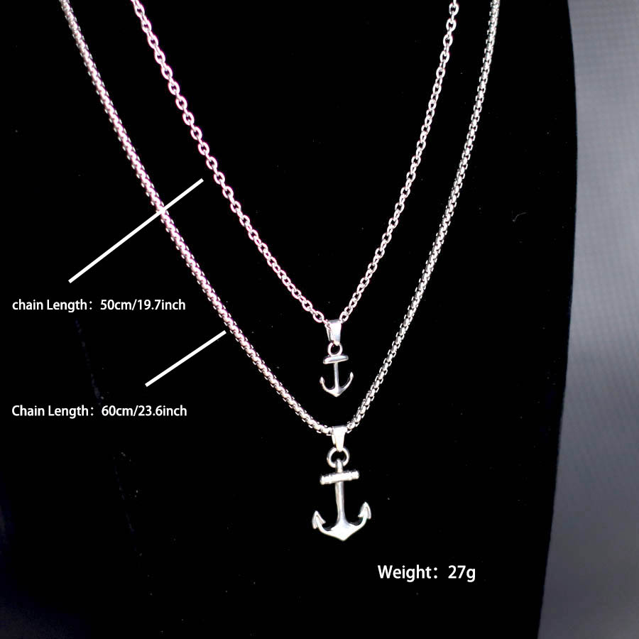 Hiphop Anchor Necklace For Men - Battle Rope Anchor incelemesi ve fiyatı