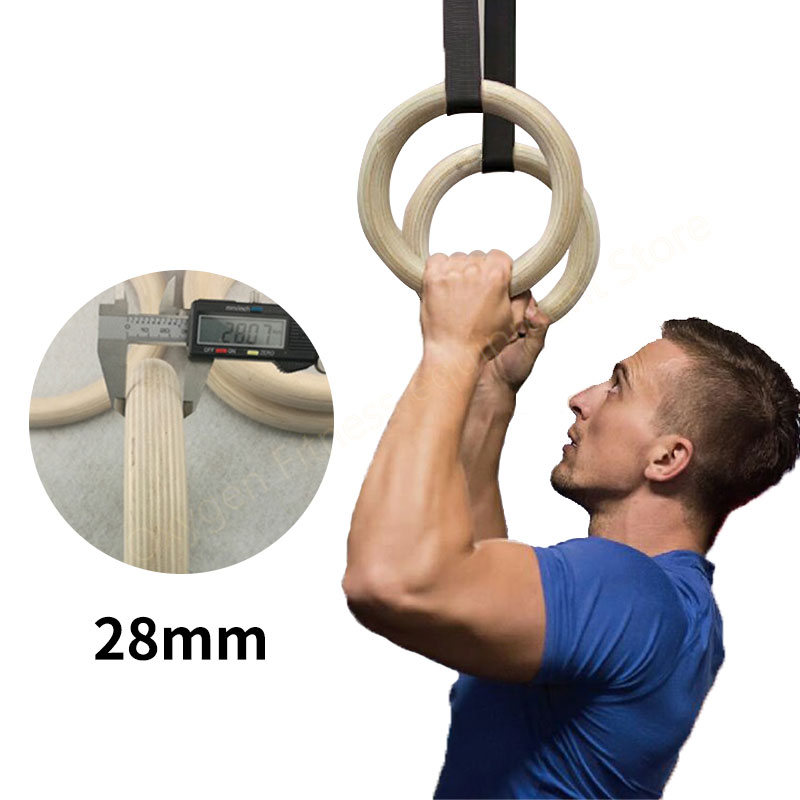 28mm Birch Gymnastics Rings Wi - Gymnastic Ring Wood incelemesi ve fiyatı