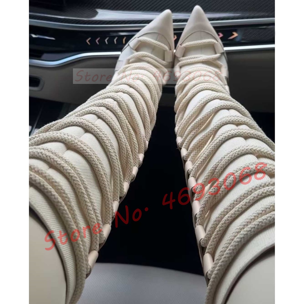 White Cross Tied Autumn Knee H - Crossfit Outfit incelemesi ve fiyatı