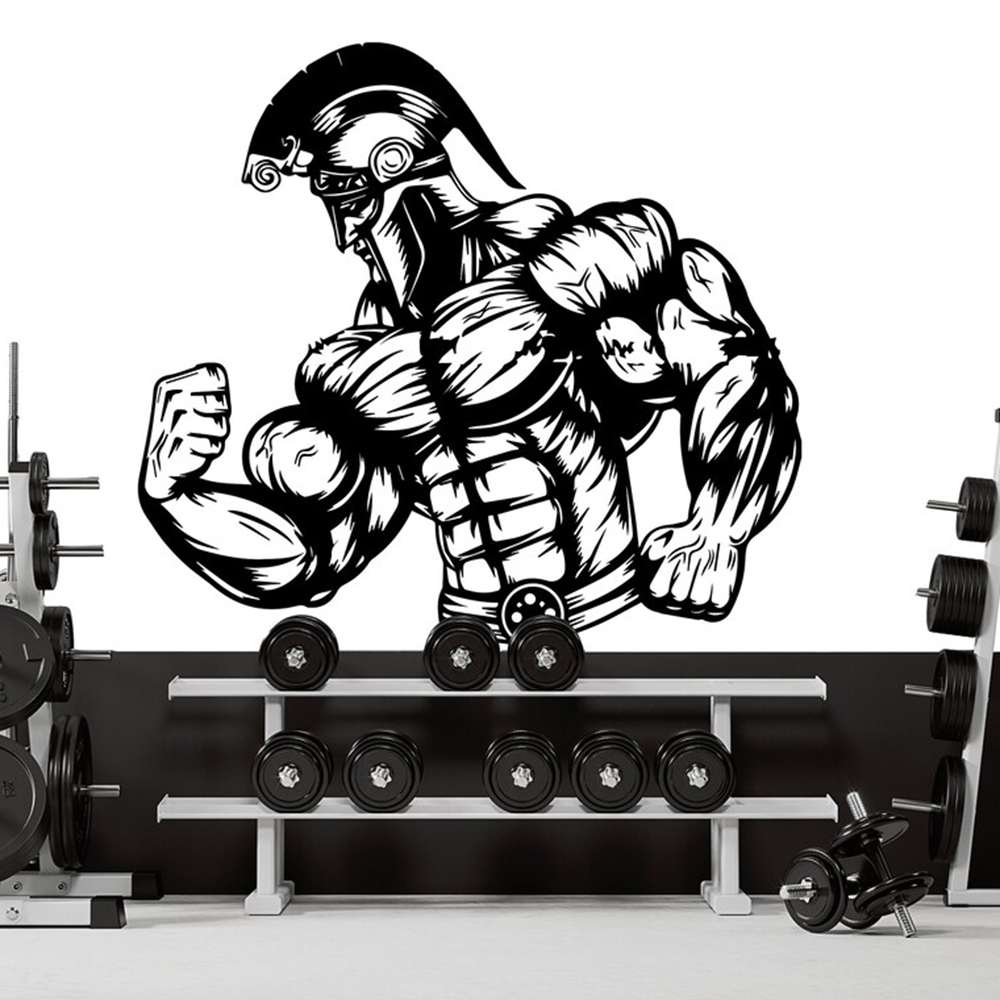 Spartan Muscle Gym Wall Sticke - Crossfit Workout Gear incelemesi ve fiyatı