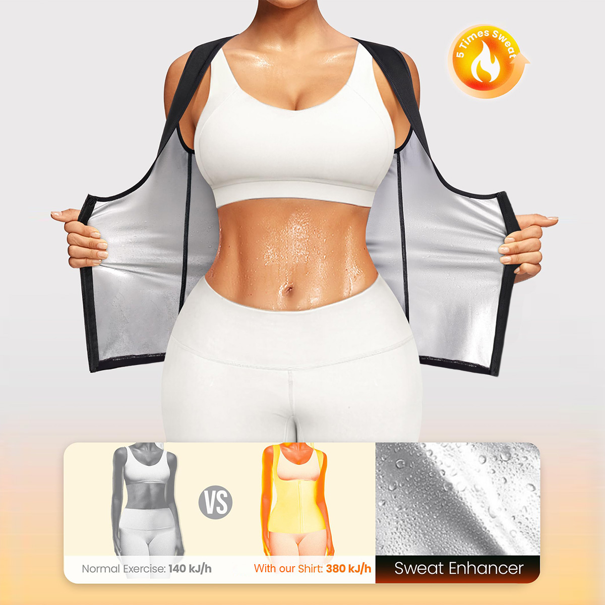 1PCS Women’s Sweat Vest for We - Crossfit Vest incelemesi ve fiyatı