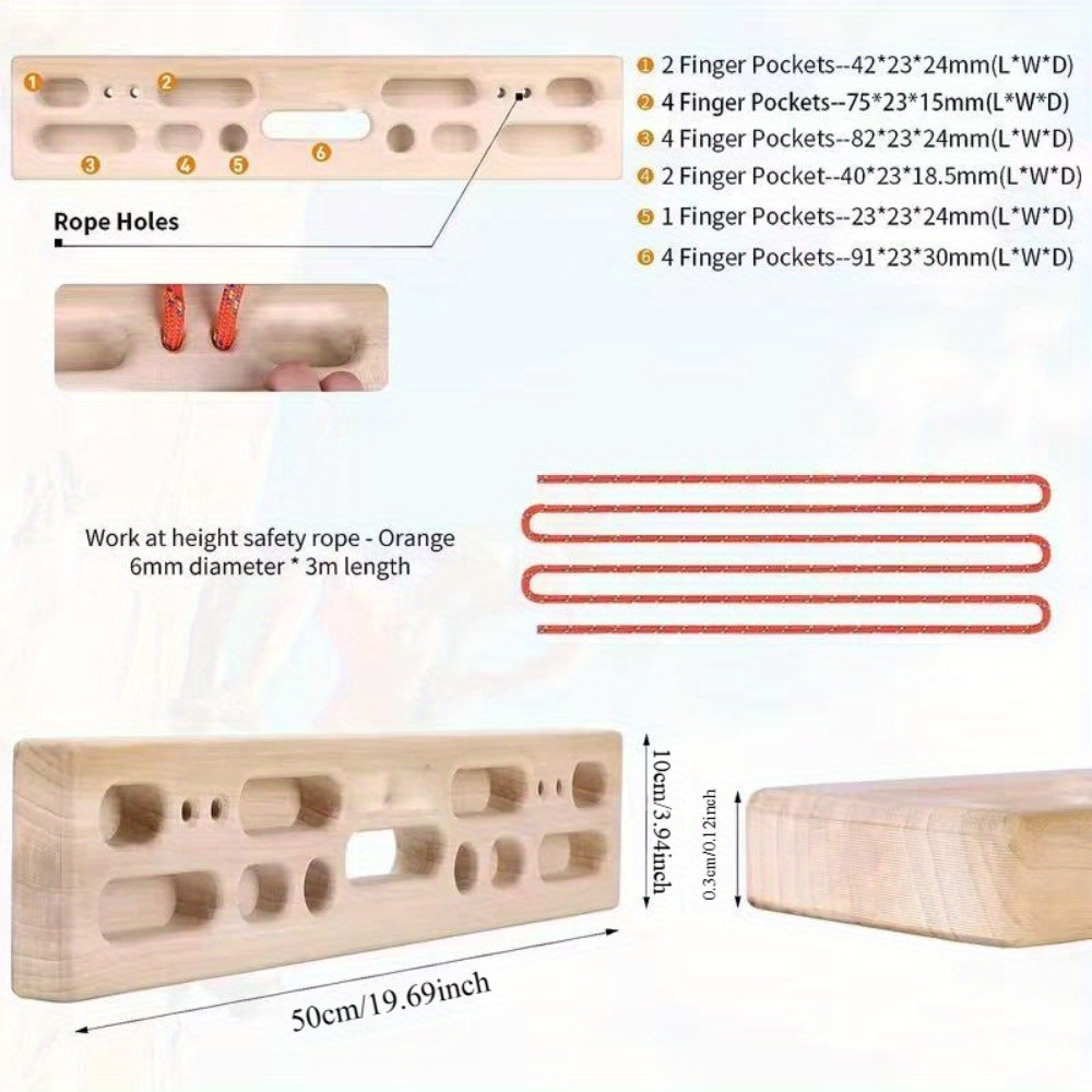 New Wooden Climbing Wall Set—H - Gymnastic Ring Wood incelemesi ve fiyatı