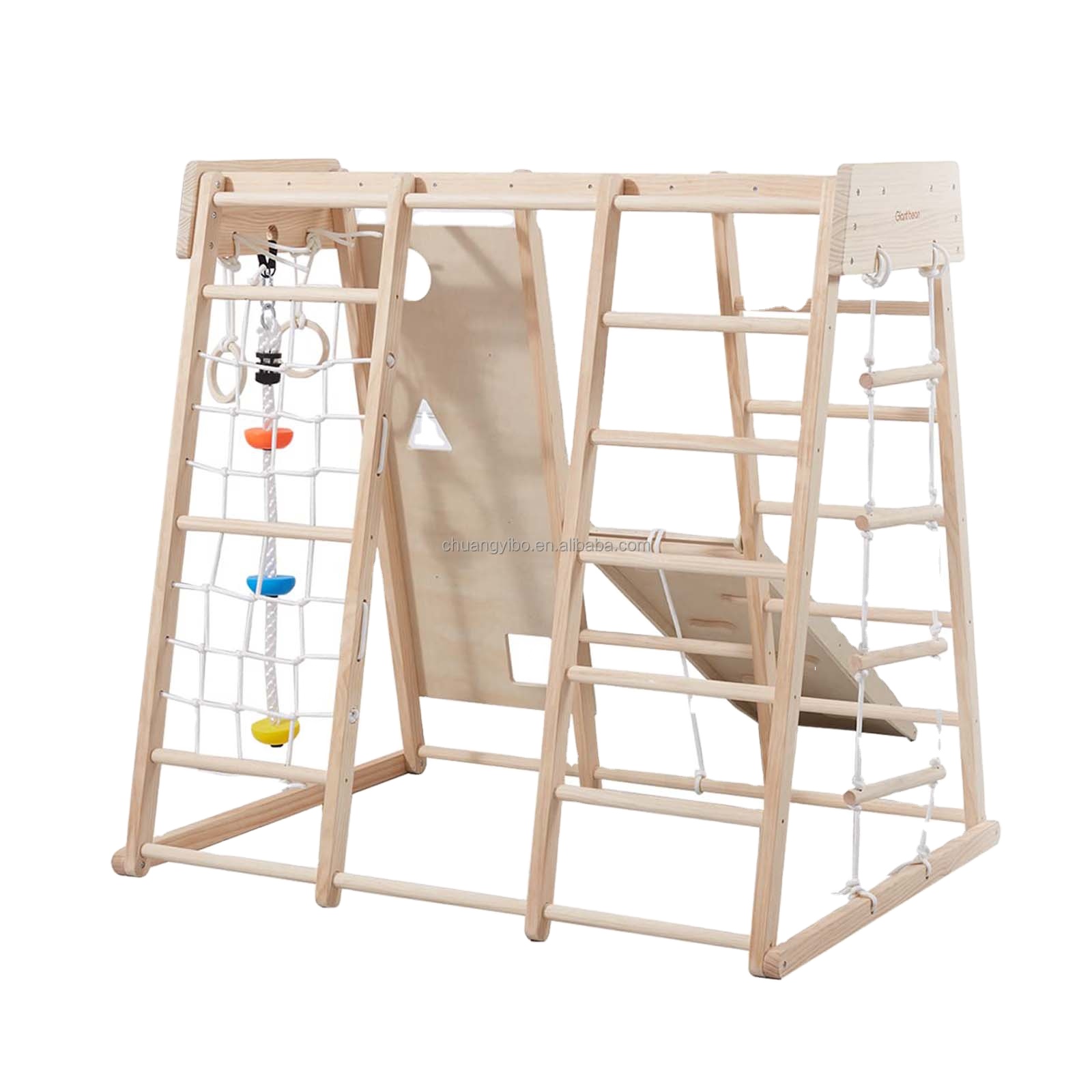 Indoor Playground Jungle Gym T - Gymnastic Ring Wood incelemesi ve fiyatı