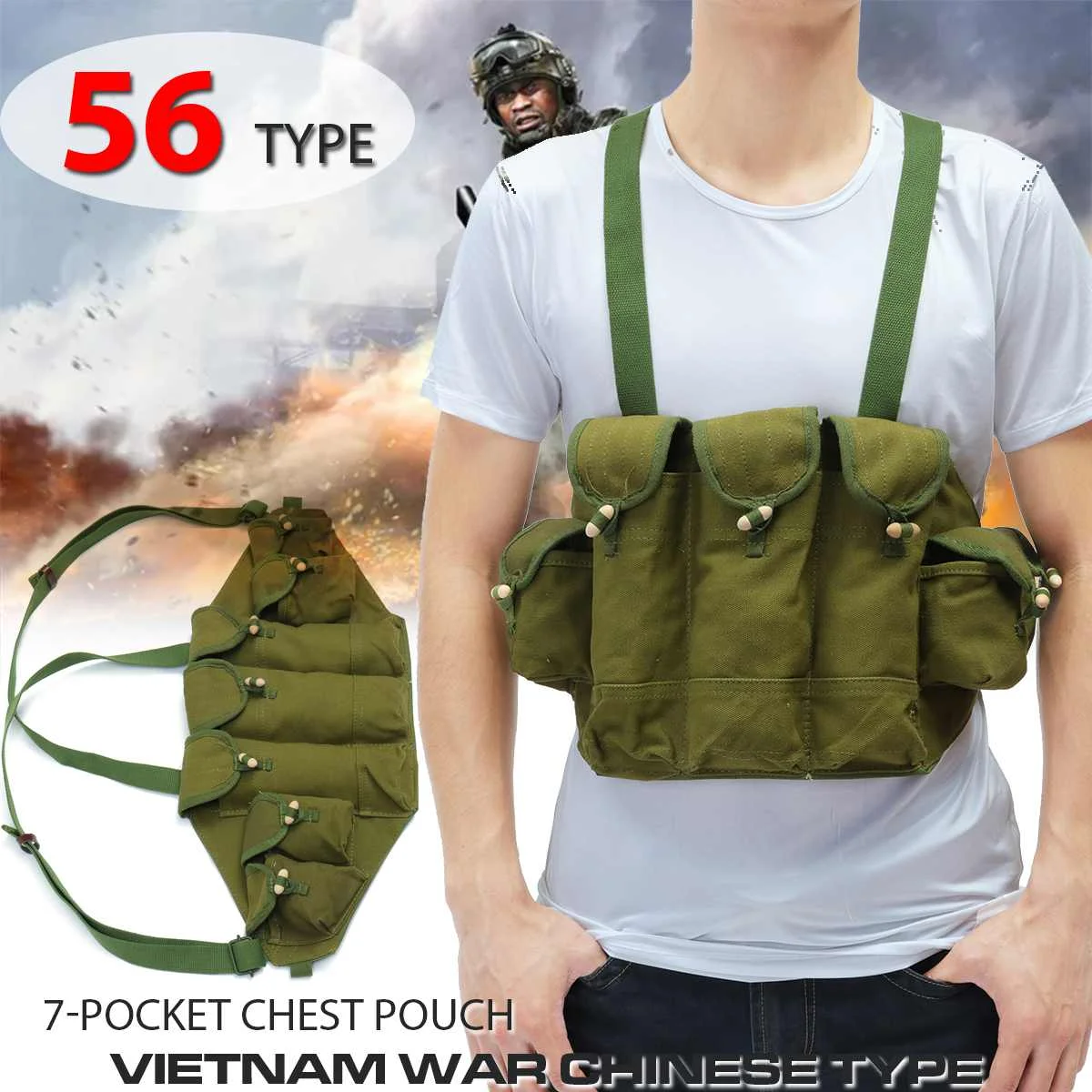 56 Type Adjustable Hunting Ves - Crossfit Vest incelemesi ve fiyatı
