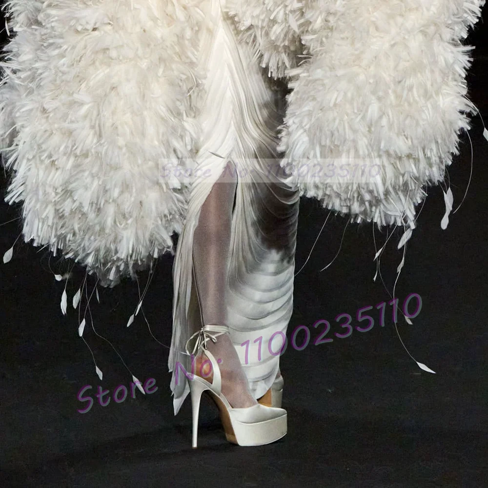 Pink Pointed Toe Platform Silk - Crossfit Outfit incelemesi ve fiyatı