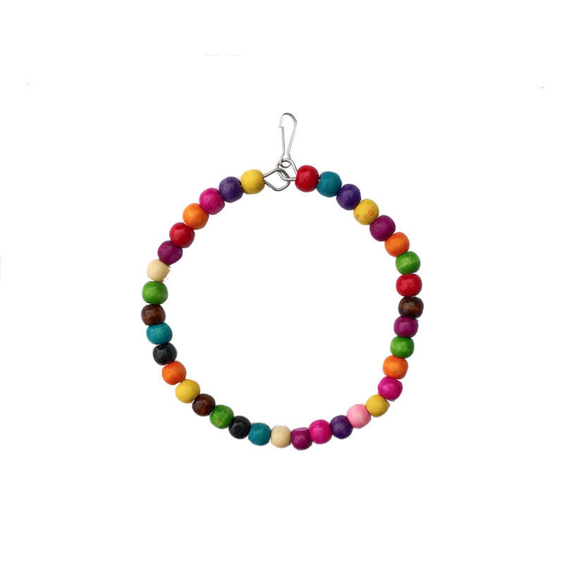 Wooden Bird Toys Small Parrot  - Gymnastic Ring Wood incelemesi ve fiyatı