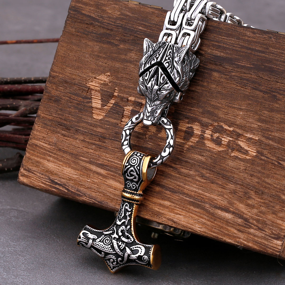 Glamorous Stainless Steel Wolf - Battle Rope Anchor incelemesi ve fiyatı