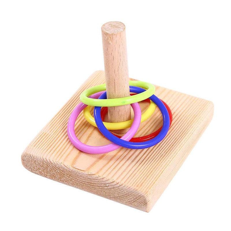 Bird Training Ring Toy Parrot  - Gymnastic Ring Wood incelemesi ve fiyatı