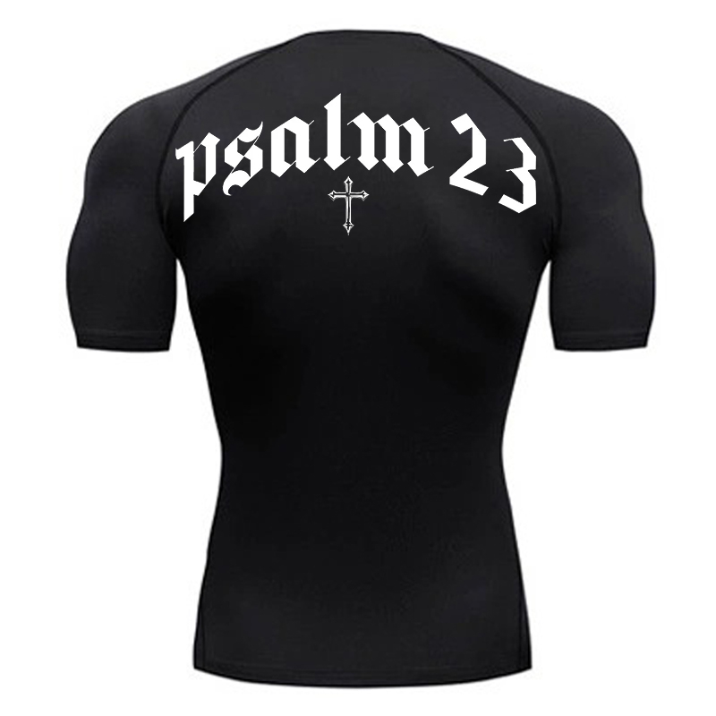Psalm 23 Cross Print Compressi - Crossfit Gym incelemesi ve fiyatı