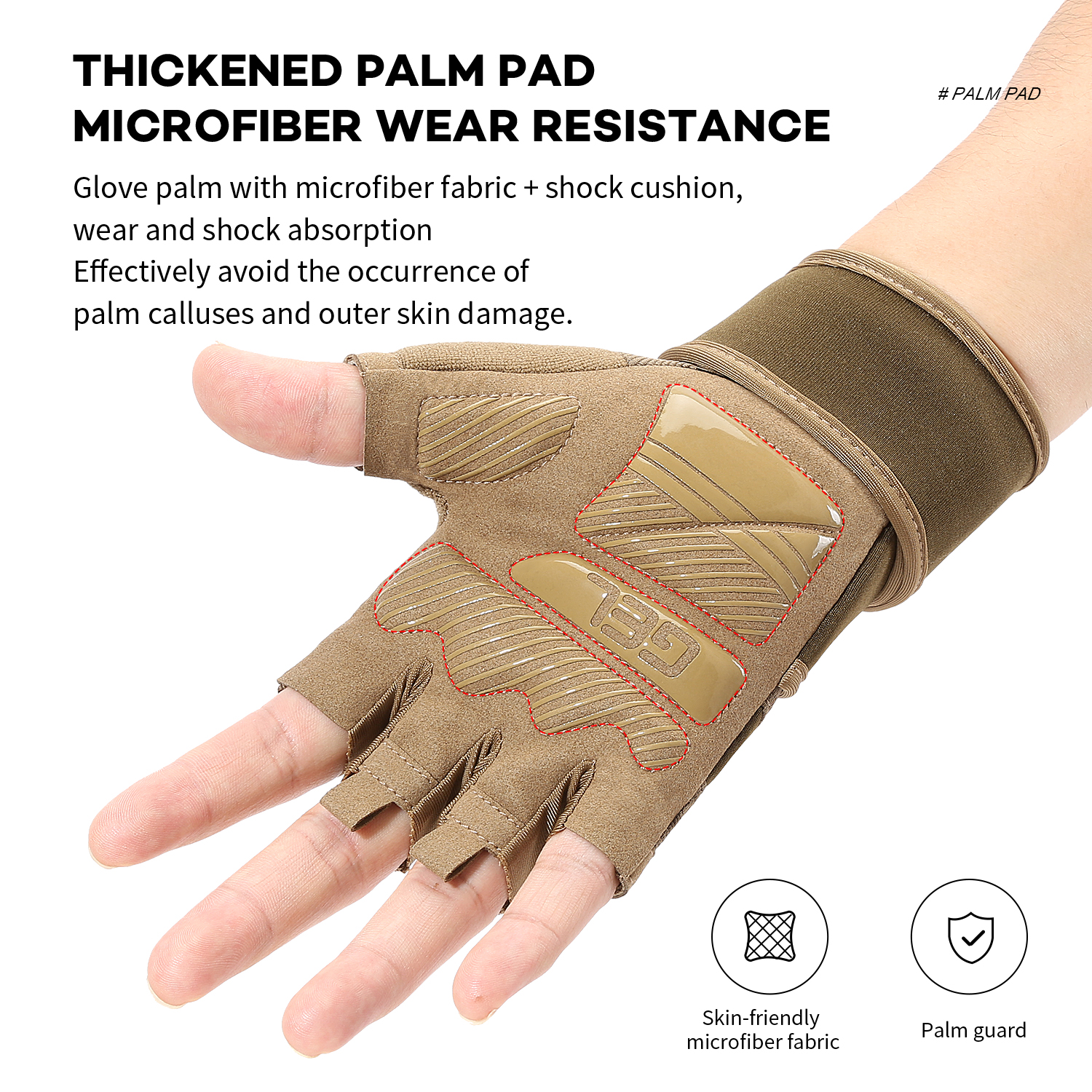 Cycling Gloves Half Finger Gym - Crossfit Workout Gear incelemesi ve fiyatı