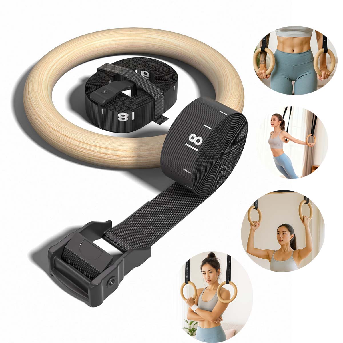 Adjustable Wood Gymnastics Rin - Gymnastic Ring Wood incelemesi ve fiyatı